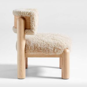 Fabric Easy Chair With Armrests - Image 3