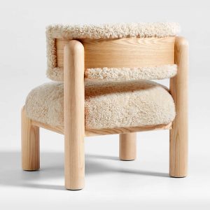 Maple Brass and Fabric Armchairs - Image 4