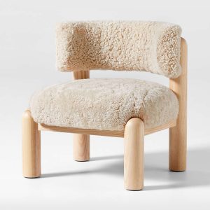 Maple Brass and Fabric Armchairs - Image 2